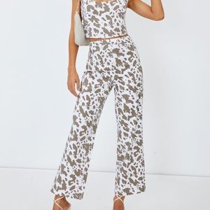 Glassons Cow Print Pants